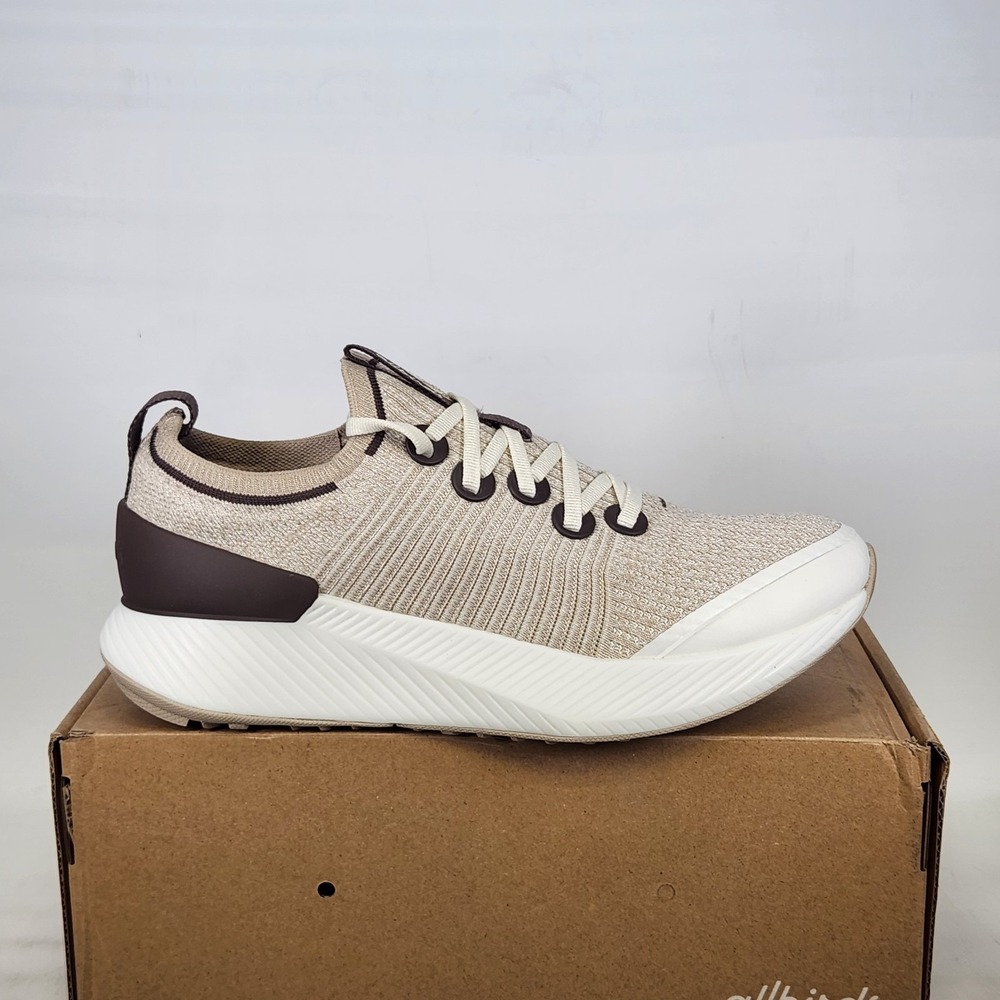 Allbirds Tree Glider Sneakers Women Size 9 Natural White Blizzard Running Shoes